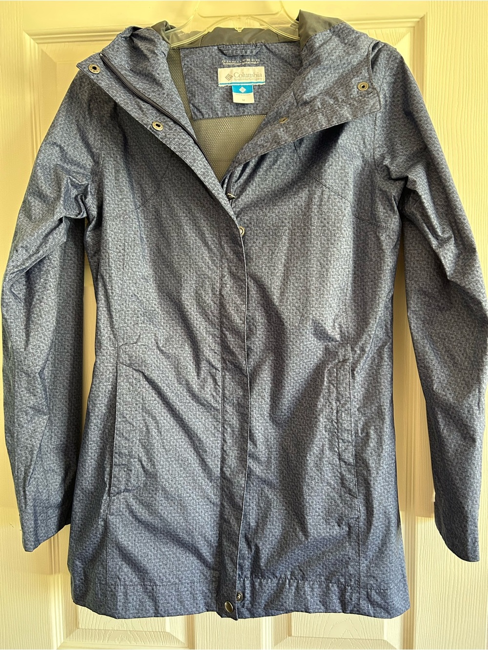 Columbia Women's Periwinkle Lightweight Rain Jacket with Hood